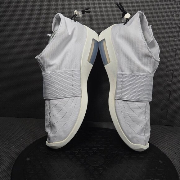 Nike Air Fear of God Moc Shoes Mens Size 11 Pure Platinum Gray Strap AT8086-007 - Picture 5 of 9